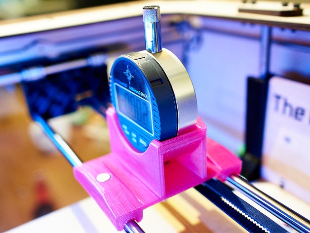 lvl3r 8mm working digital indicator holder 3d printer accessories replicator 3D print model - Mito3D
