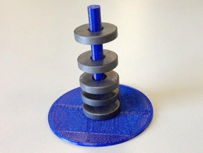 brinquedo pós radio shack rodada ímãs jogo os acessórios anel imãs 3d print model - Mito3D