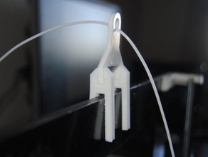 filament guide mendel prusa i3 3d printer accessories cable filamento guia 3d print model - Mito3D
