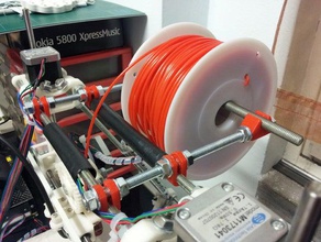 outro spool titular prusa 1 kg de 3d a impressora os acessórios mendel paramétrico pla reprap o sketchup útil 3d print model - Mito3D