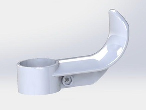 shark vacuum hose hanger replacement parts 3d print model - Mito3D