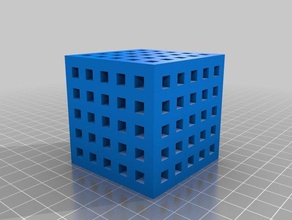 estrema cubo Stampa 3d prove foro 3d print model - Mito3D