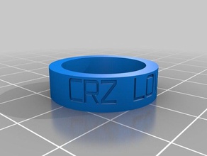 meine angepasste ring Ringe kundengebundene 3d print model - Mito3D