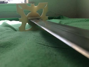 kılıç tsuba katana kolu badass bat batman sembolü özel özelleştirilmiş haha kit basit xyzprinting 3d print model - Mito3D