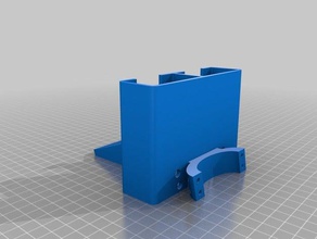dxracer king series accessories mount remote holder organization xbox 3d print model - Mito3D
