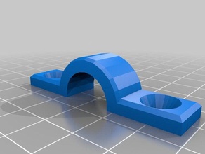 Runde Befestigung Kragen diy - die Fixierung 3d print model - Mito3D