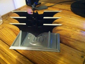 batarang de la pantalla 3 props bane batman bruce wayne el caballero noche dc harvey dent joker marvel enterprises 3d print model - Mito3D