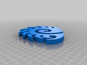 zerg Halskette keychain - Zubehör starcraft 2 die 3d print model - Mito3D