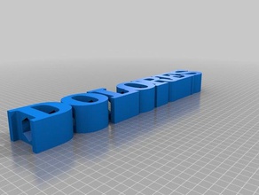 lapiz dolores sinais e logotipos personalizado 3d print model - Mito3D