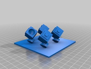 chapulina cubo di rubik angoli piastra base i puzzle 3d print model - Mito3D