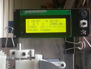 descuento del controlador inteligente de panel lcd La impresión en 3d dibond pantalla titular mendel mendel90 reprap 3d print model - Mito3D