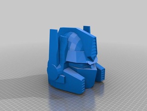 optimus primes de la cabeza modelo los robots 3d autobots hasbro líder transformadores 3d print model - Mito3D