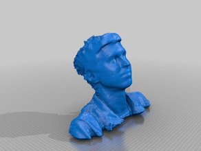 terry people 3d portrait scan skanect 3d print model - Mito3D