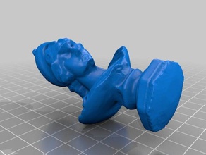 la escultura 3 Arte en 2d 3dmodel Escaneo 3d einscan-s modelo 3d print model - Mito3D