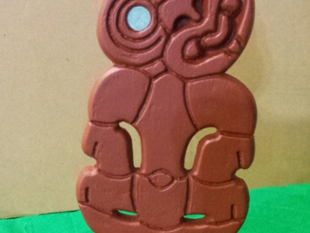 nova zelândia tiki esculturas 3D print model - Mito3D