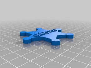 il mio personalizzato parametrico stella dello sceriffo gioielli 3d print model - Mito3D