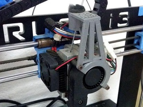 filament dust filter prusa i3 hephestos 3d printer accessories 3d print model - Mito3D