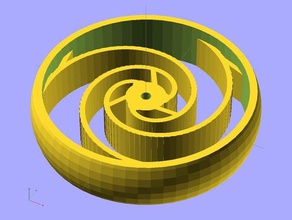 ekobots - espiral do pneu automotivo de carro bobina roda 3d print model - Mito3D