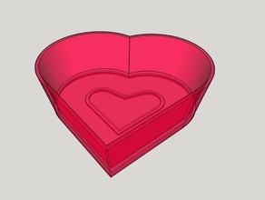 coração anéis amor mãe do 3d print model - Mito3D