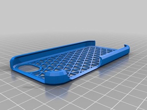 triângulo 3d caso do iphone 5 móveis personalizado 3d print model - Mito3D