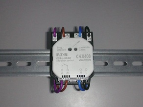 xcomfort actuator din rail mount household supplies eaton home automation 3d print model - Mito3D