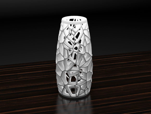 voronoi lamp 3 decor 3D print model - Mito3D