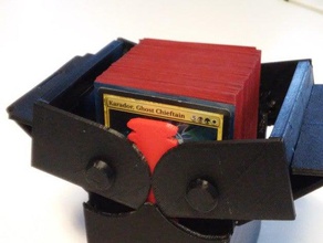 verbesserte deck-box Getriebe Magie sammeln edh commander Spielzeug & game Zubehör Karten KVG magic mtg netrunner pokemon 3d print model - Mito3D