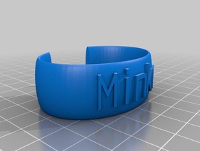 Zwerg-band Armbänder kundengebundene 3d print model - Mito3D
