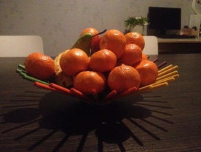 pencil fruit bowl containers 3d print model - Mito3D