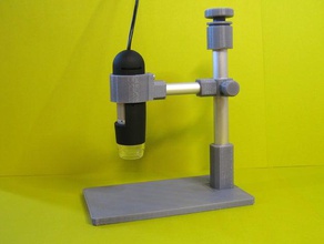 usb microscope stand tools engineering holder lab macro scientific useful 3d print model - Mito3D