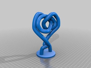 love knot Skulpturen 3d print model - Mito3D