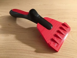 ergonomic ice scraper outdoor & garden hand tools snow 3d print model - Mito3D