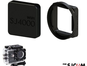 sjcam sj4000 52mm filtro de placa tampa proteção câmera adaptador à prova d'água 3d print model - Mito3D