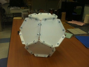 dodecaedro de neve molde 3d print model - Mito3D