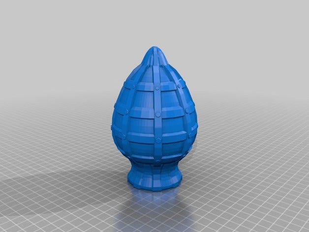 ironclad egg sculptures easter 3D print model - Mito3D