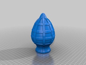 ironclad egg sculptures easter 3d print model - Mito3D