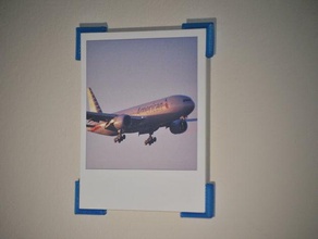 universal picture frame arredamento art il design fotogramma famiglia foto fotografia polaroid semplice 3d print model - Mito3D