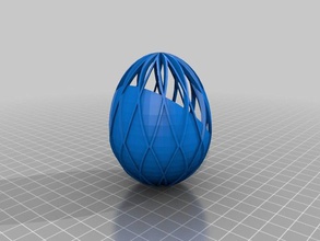 meine angepasste Ostern künstlerischen Eier dimonds Skulpturen 3d print model - Mito3D