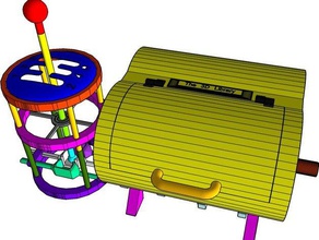 vites kolu çalışma temel dişli kutusu Otomotiv 3d araba tutucu model monte edin bölüm parçalar rod ryan king gromfrog destekler oyuncak yükseltme yararlı araç 3d print model - Mito3D