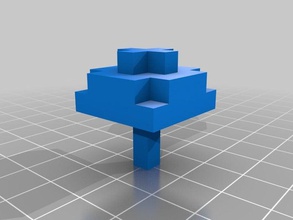 minecraft albero altri 3d 3dtin scultura 3d print model - Mito3D