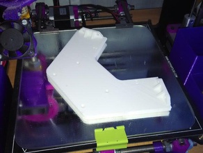 Impreso en 3d inferior y superior del marco de rostock mini Impresora las piezas 3dprinter la plataforma 3d print model - Mito3D