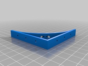 Halterung-generator parametriert - Ersatz Teile Winkel custom customizer rechten Regal Unterstützung 3d print model - Mito3D