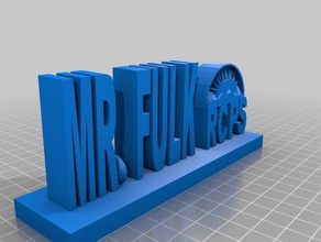 Herr fulk 3d-drucken 3d print model - Mito3D