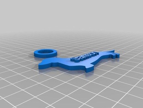 samson i portachiavi su misura 3d print model - Mito3D