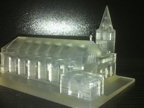 iglesia plenamente de leer las estructuras edificios 3d print model - Mito3D