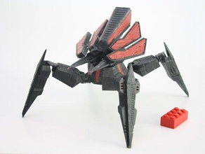 cybran t1 assault bot - mantis model robots mech no support robot supportless supreme commander 3d print model - Mito3D