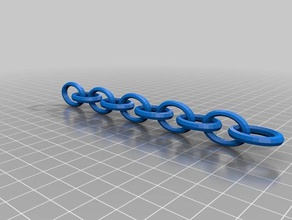 my customized chain link parts 3d print model - Mito3D