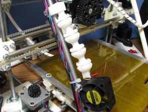 ball socket chain links hole through other 3d fan reprap tool 3d print model - Mito3D