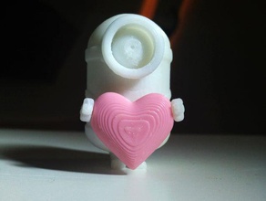Diener &lt 3 zu trennen Geschenk Freundin valentine valentines Tag Geschenke 3d print model - Mito3D