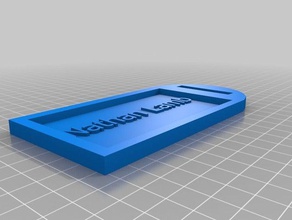 tag bagagli sketchup La stampa 3d 3d print model - Mito3D